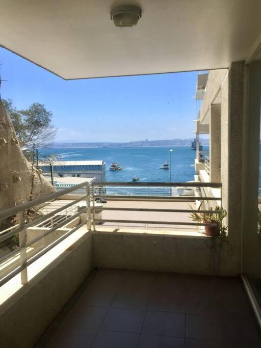 Grande Departamento, Frente Al Mar, Equipado. Apartment Valparaíso Exterior foto